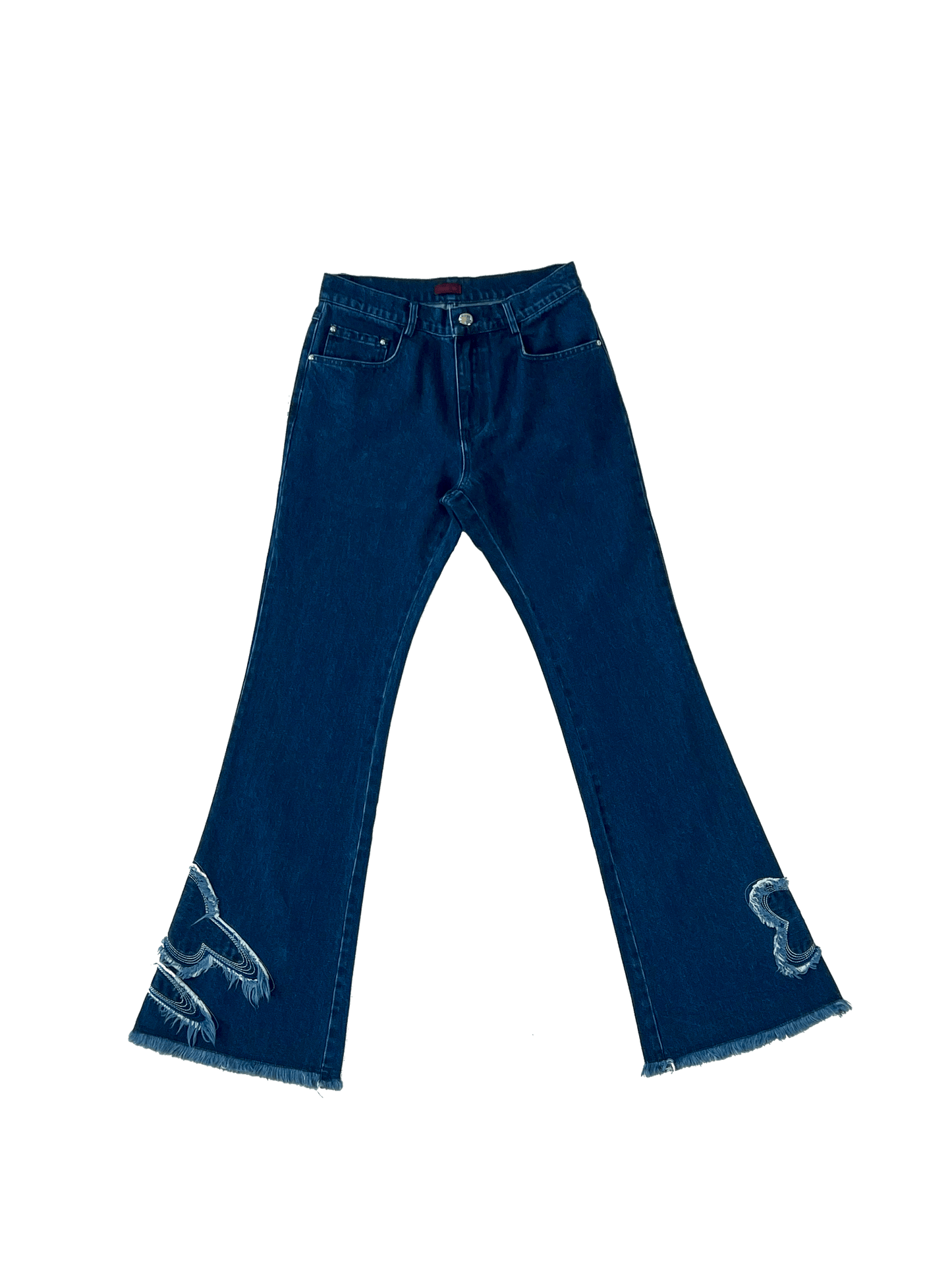 blue denim jeans