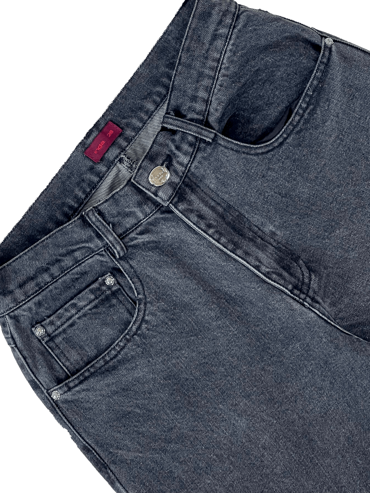 black denim jeans