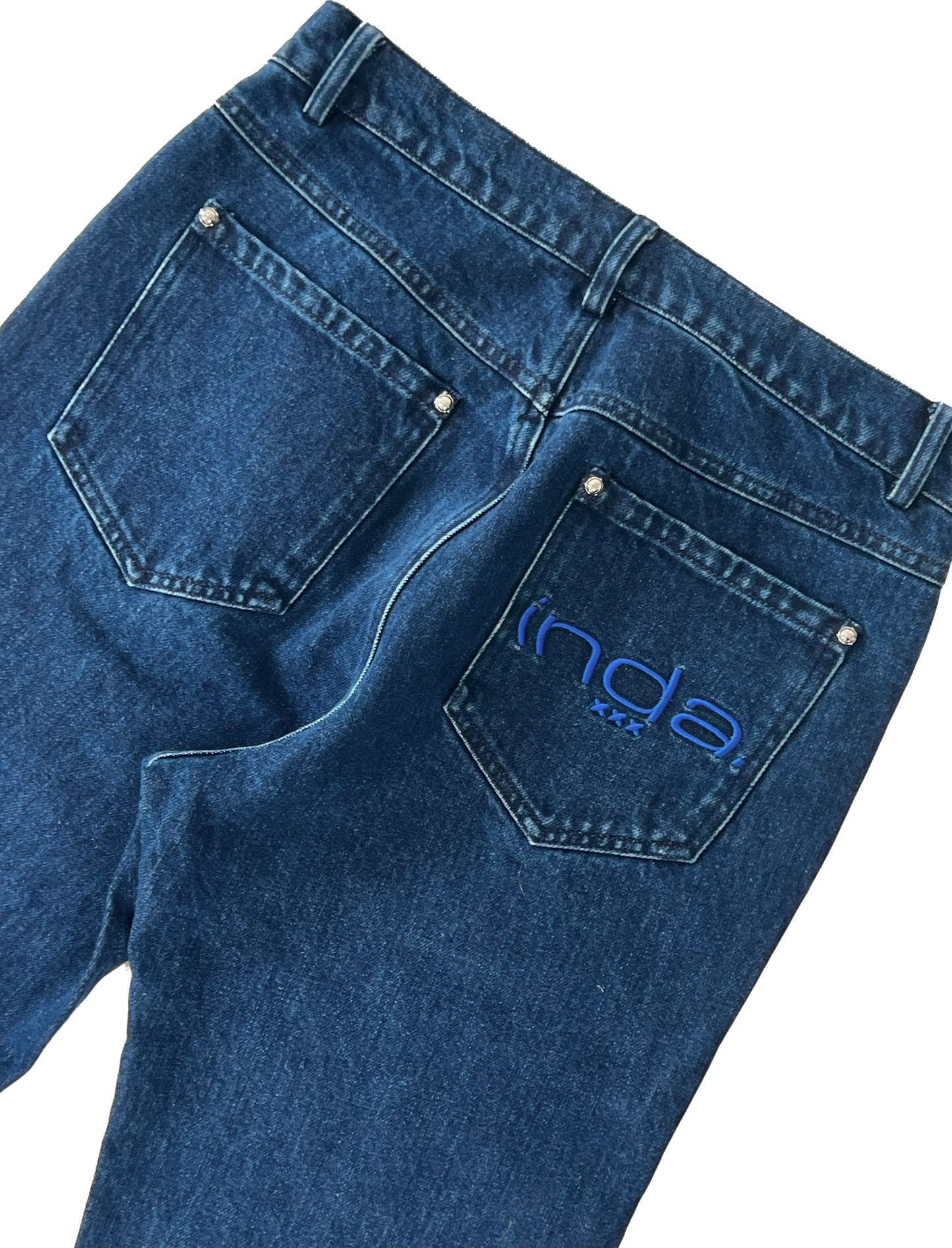 blue denim jeans