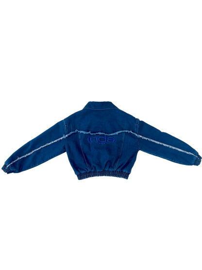 blue denim jacket