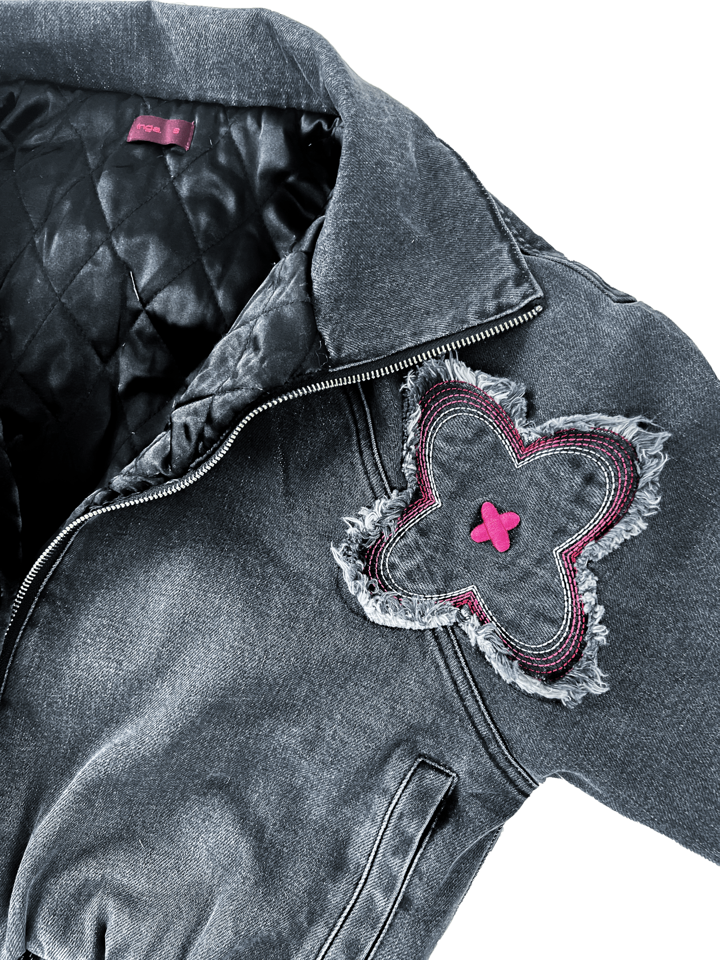 black denim jacket
