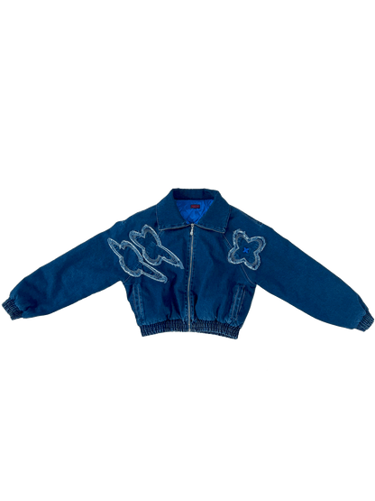 blue denim jacket