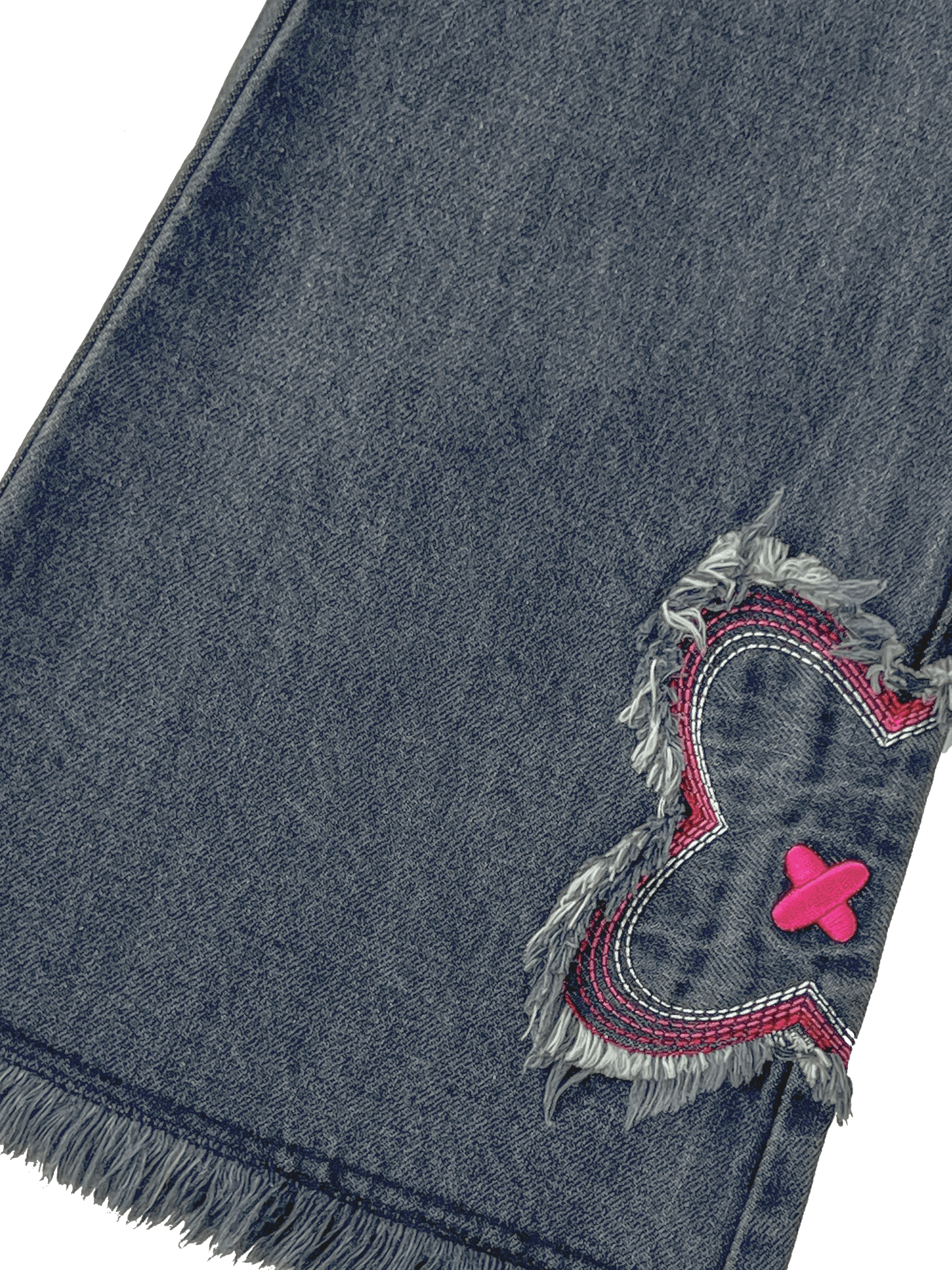black denim jeans