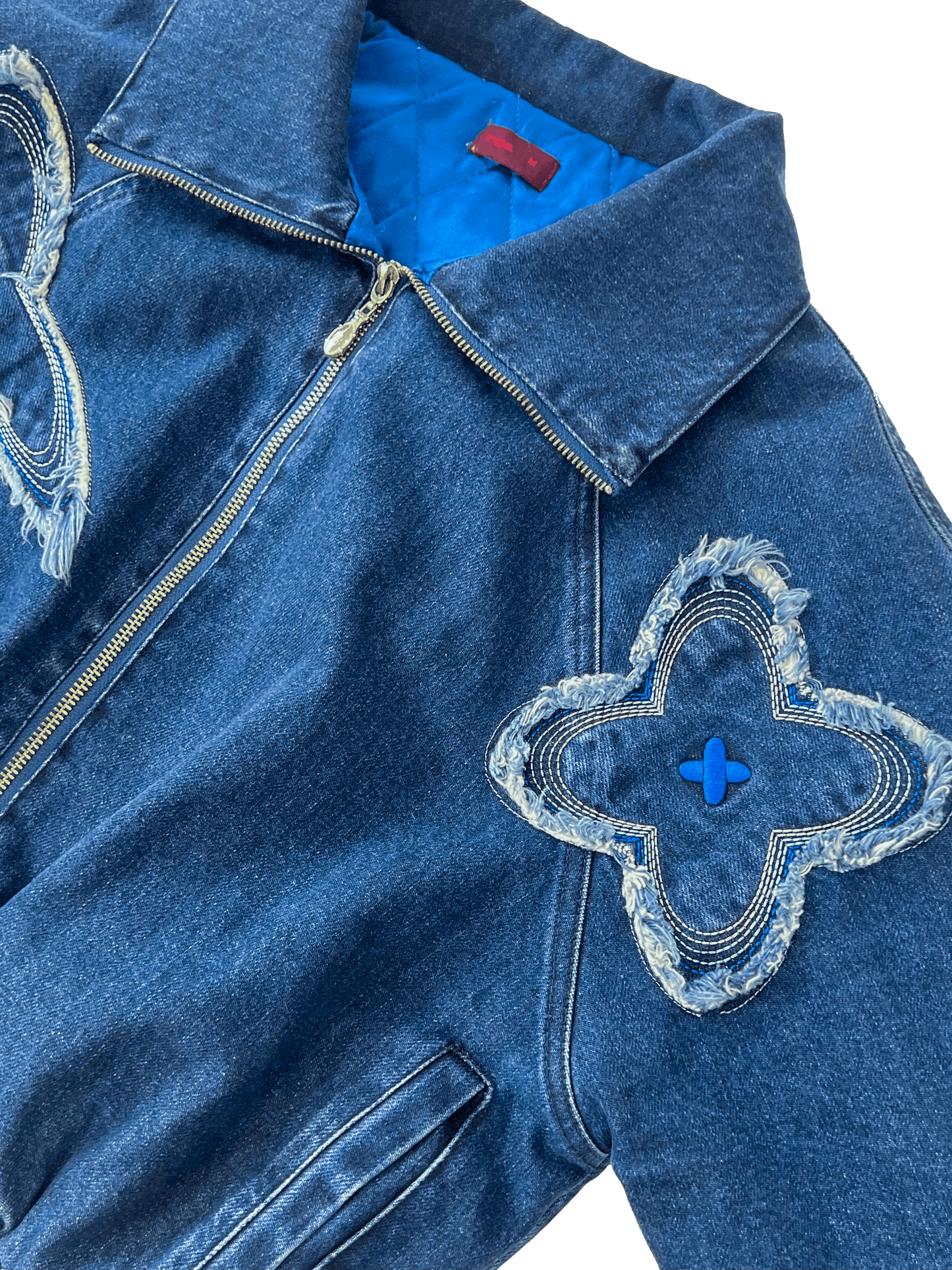 blue denim jacket