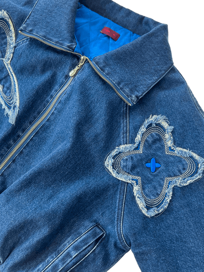blue denim jacket