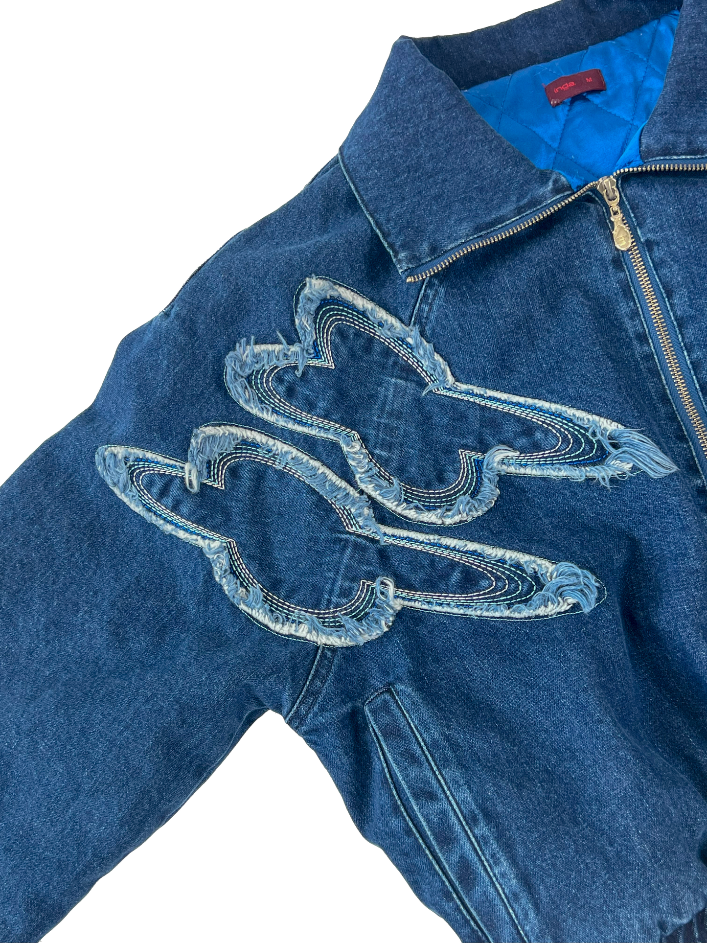 blue denim jacket