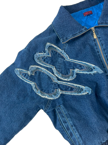 blue denim jacket