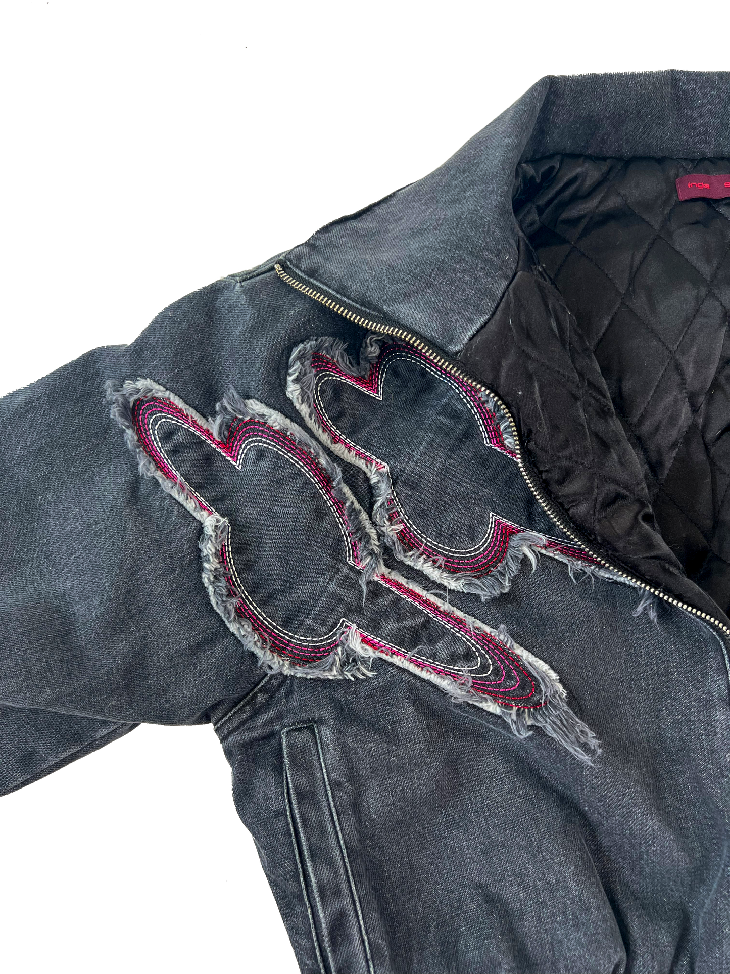 black denim jacket